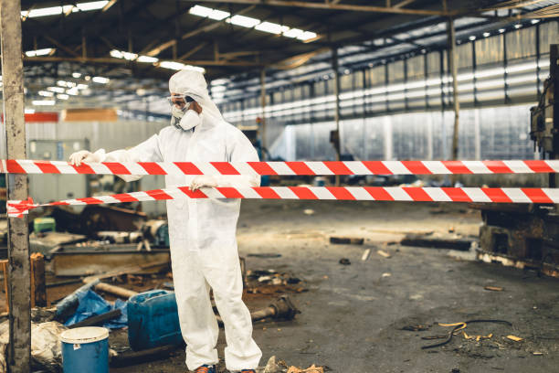 Professional Crime Scene Cleanup technician working in Forest Hill, TX